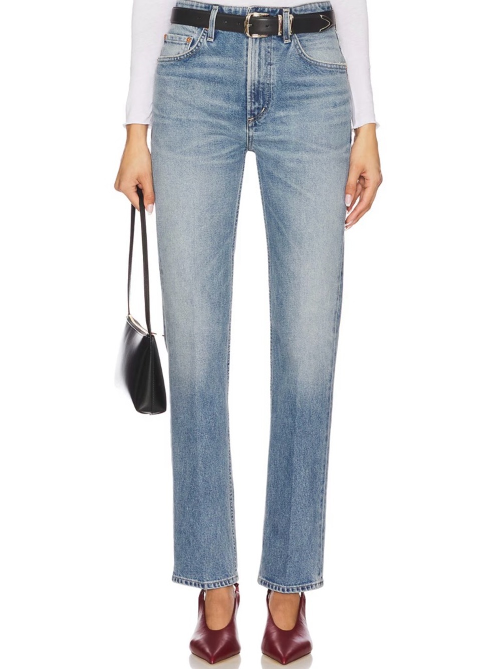 Citizens Of Humanity Light Blue Straight Leg Jeans